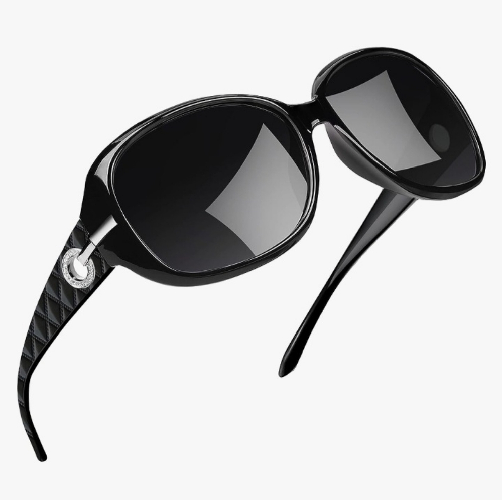 Oversized Rectangle Large Butterfly Sunglasses Dark Shades